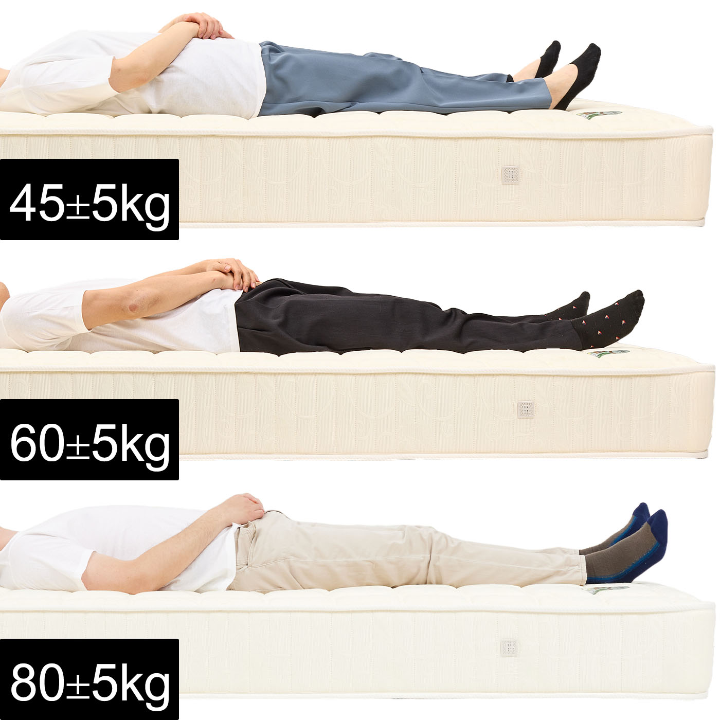 ドイツ製 ムスタリングマットレス ダブルベッド