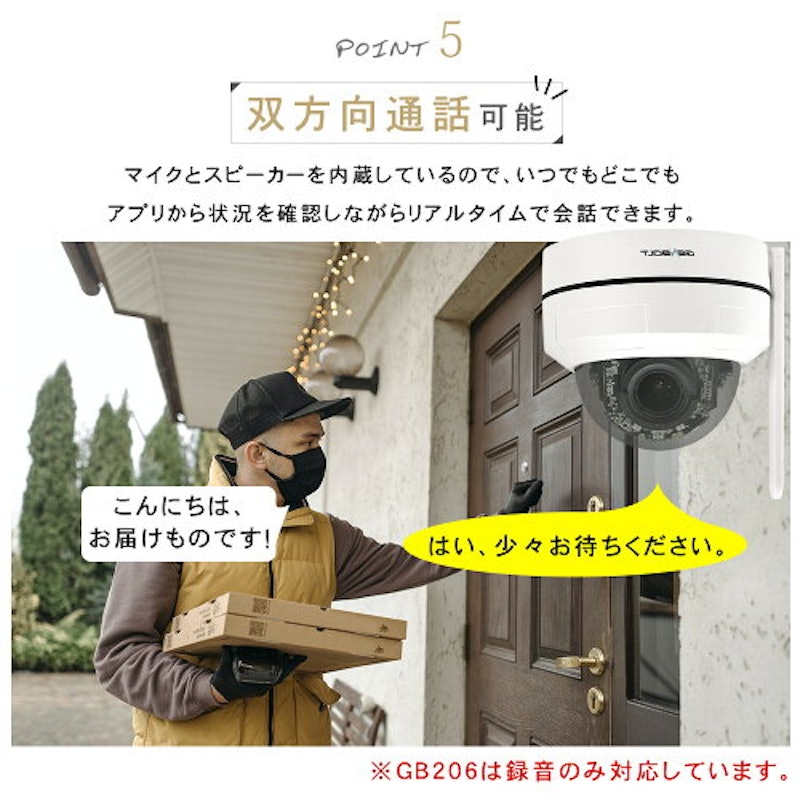 PoEの防犯カメラ 7
