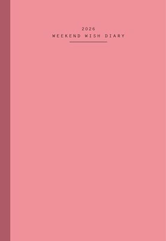 週末野心手帳 WEEKEND WISH DIARY 2026 3