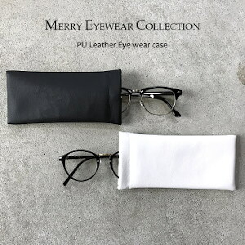 PUレザー メガネケース 2
