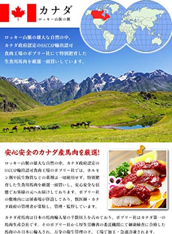馬刺しヘルシー上赤身 6