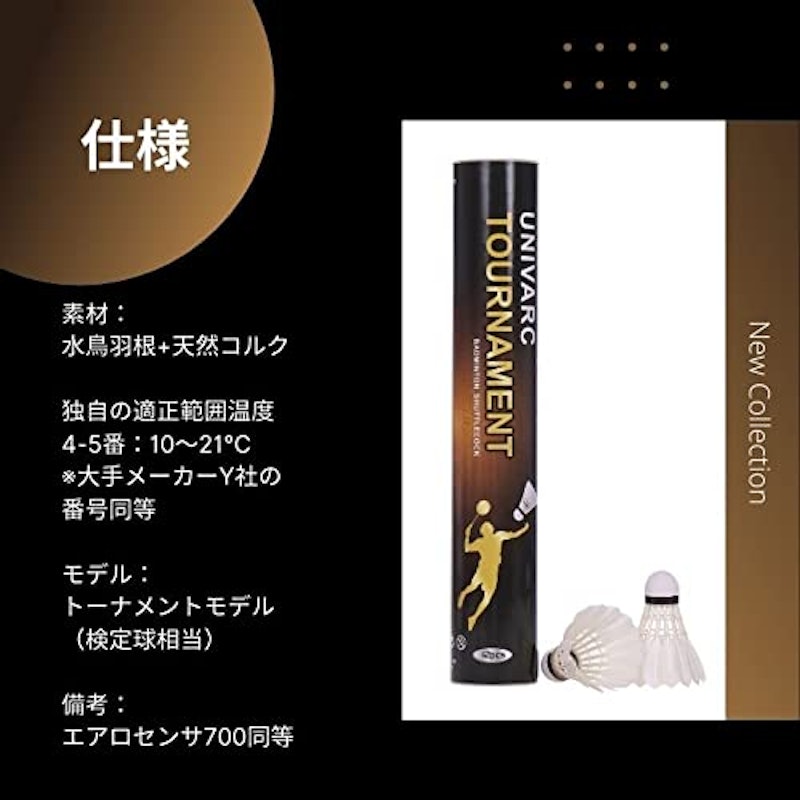 TOURNAMENT バドミントンシャトル 2