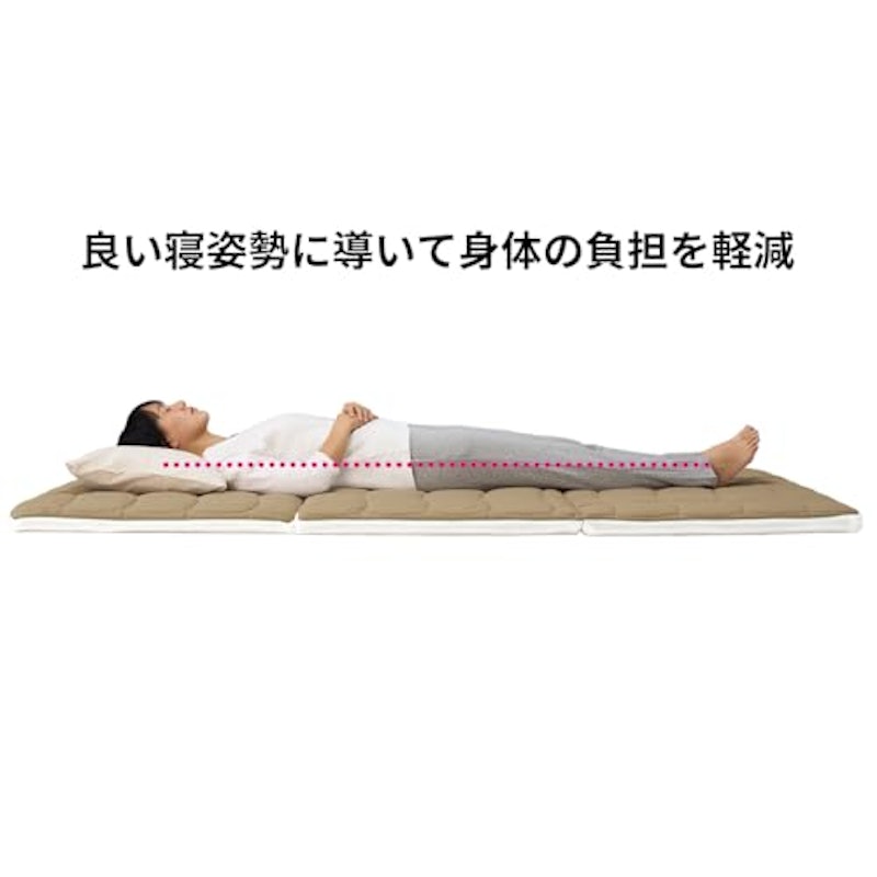 ブレスエアー(R)3つ折りマットレス リファイン ボリューム(厚さ9cm) 3