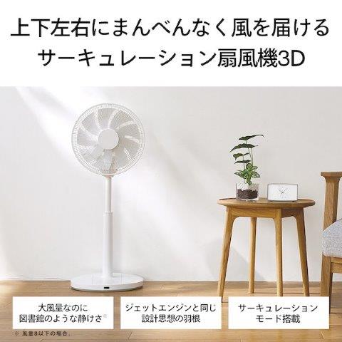サーキュレーション扇風機3D 2