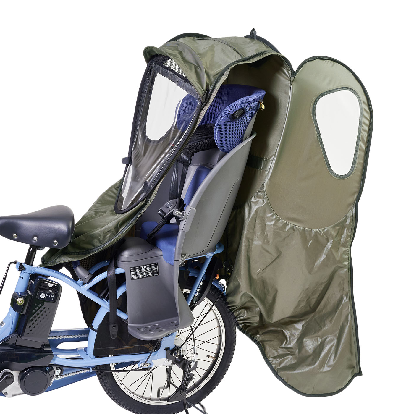アークズ norokka リア 国内メーカーシート用レインカバー スタンダードモデルを検証レビュー！自転車用チャイルドシートカバーの選び方も紹介 5
