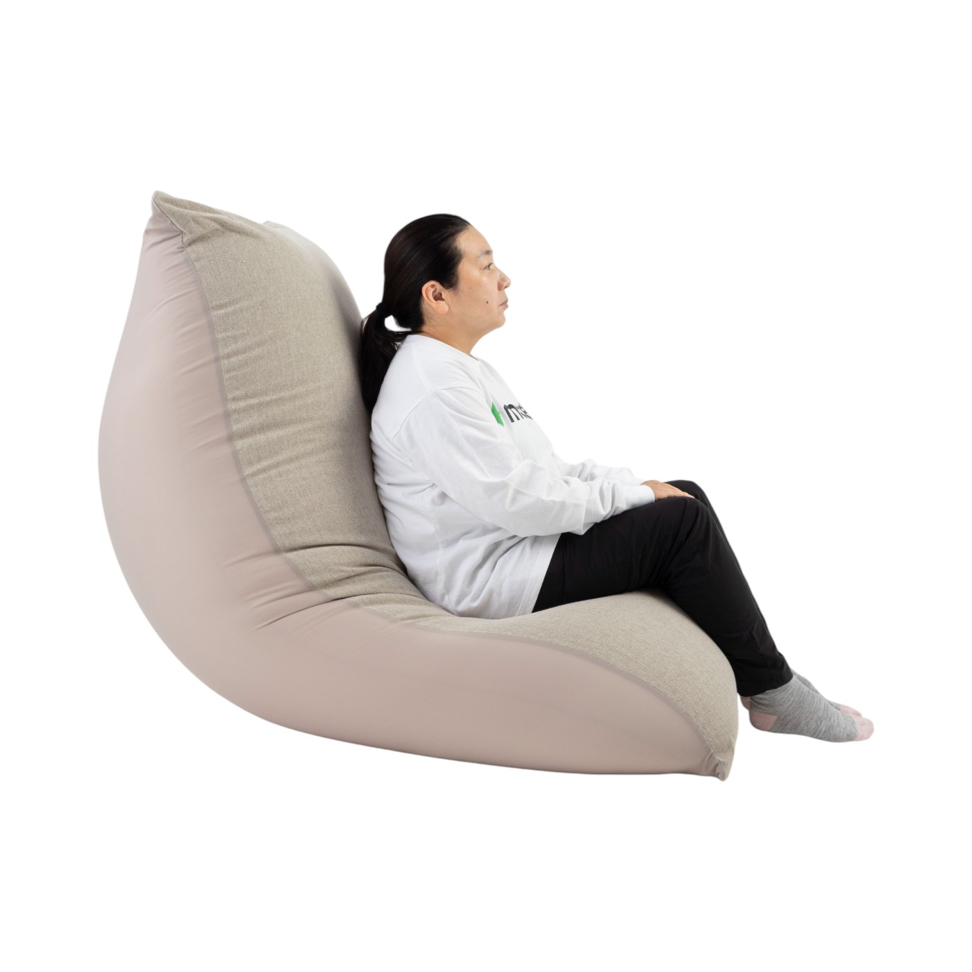 山善ビーズクッションBS55-1570 パープル 商品情報_ビーズソファ