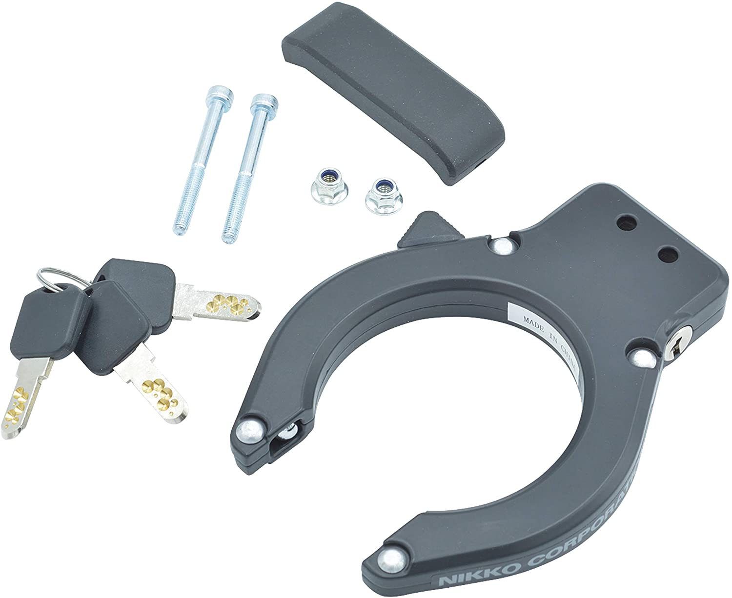 超高品質で人気の GORIN 自転車の鍵 サークル錠 GR-970 タイヤロック 盗難防止