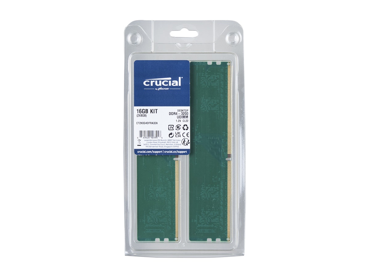 Crucial DDR4 3200 UDIMM CT2K8G4DFRA32Aを検証レビュー!DDR4 メモリ Crucial DDR4 3200 UDIMM CT2K8G4DFRA32Aを検証レビュー!DDR4 メモリ