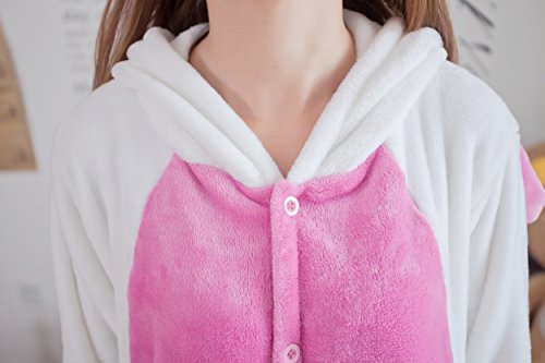 ピンクのユニコーン 大人用着ぐるみ 2