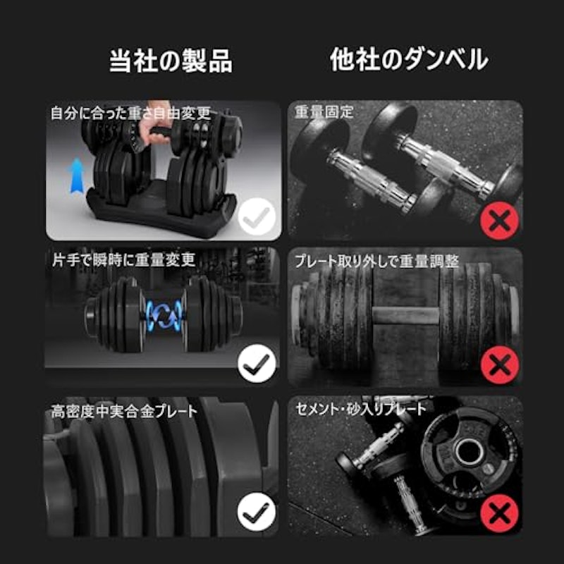 可変式ダンベル 7
