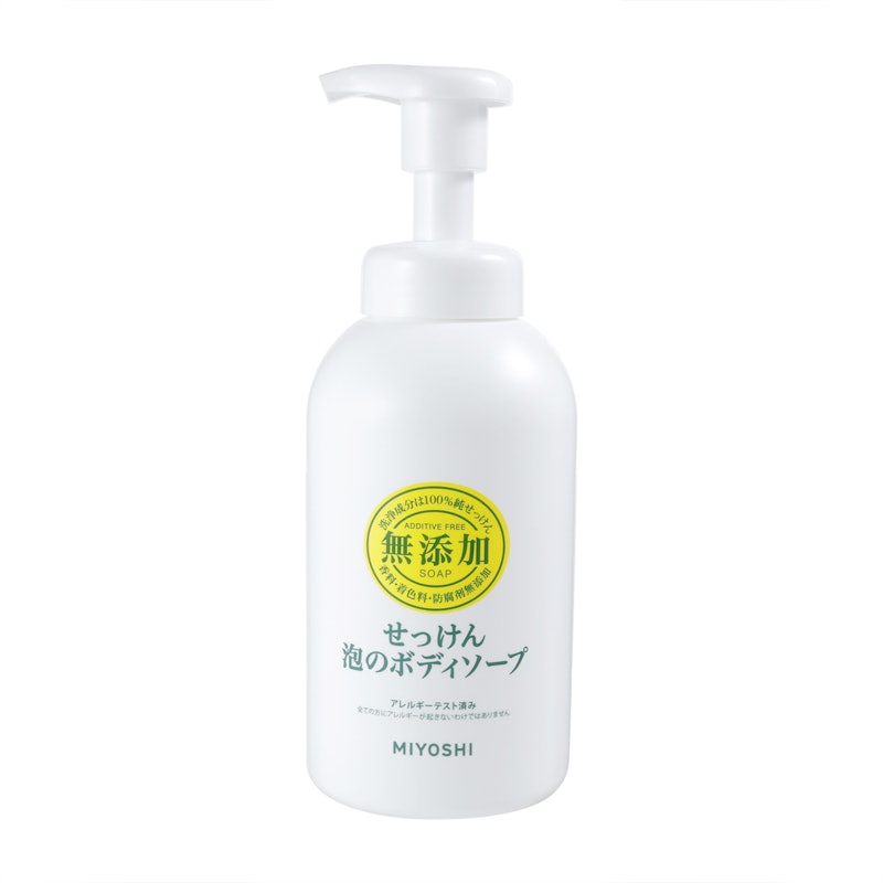 無添加 せっけん泡のボディソープ 1