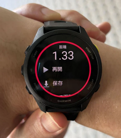 1,290m走ってズレは平均50mとまずまず。心拍は高精度
