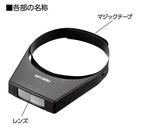 ルーペW-2 双眼ヘッドルーペ2.5倍 3