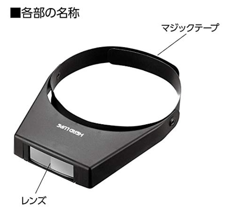 ルーペW-2 双眼ヘッドルーペ2.5倍 3