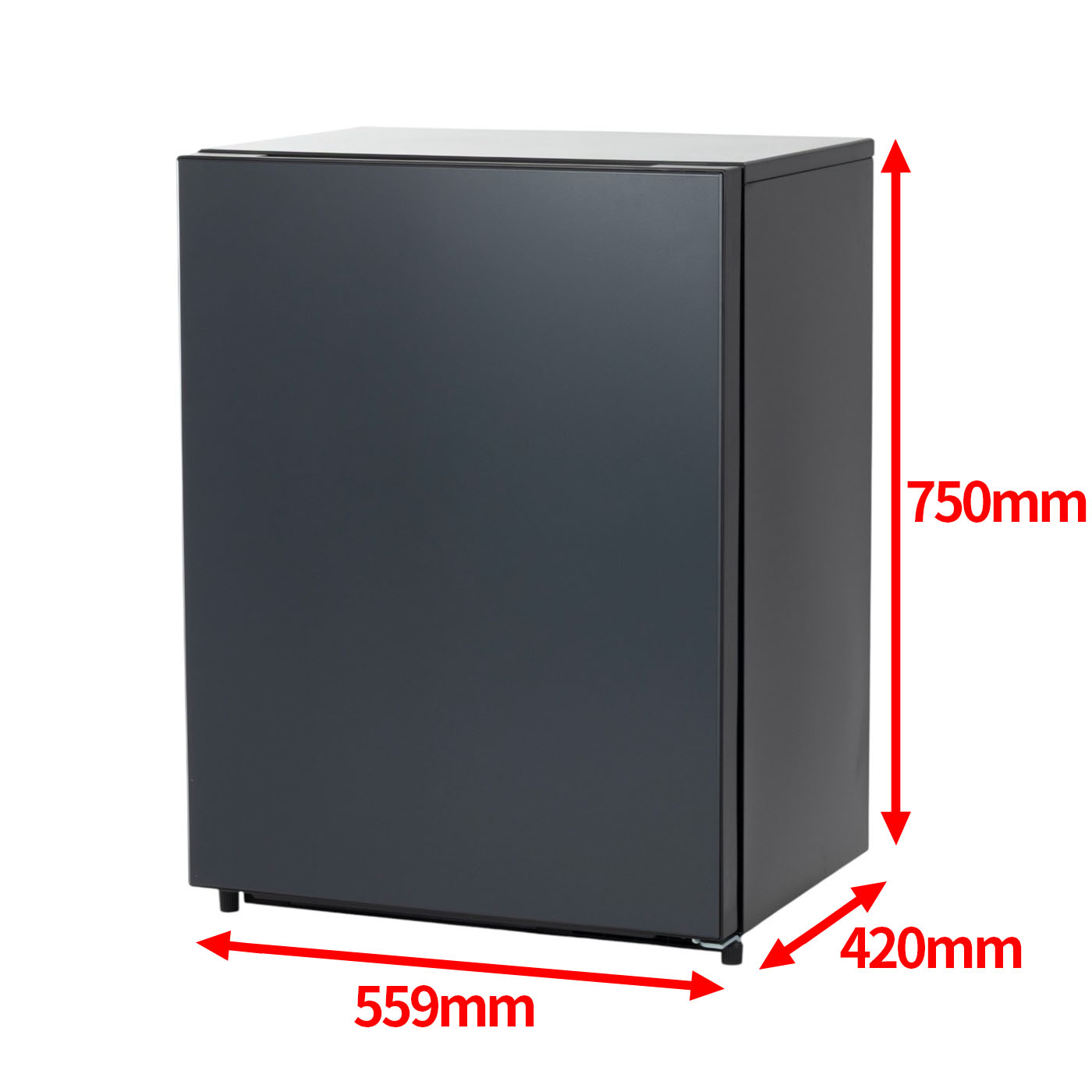 取付無料！日立 chiiil R-MR7S ダークグレー小型冷蔵庫 ワインセラー