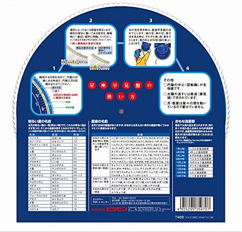 星座早見盤 2