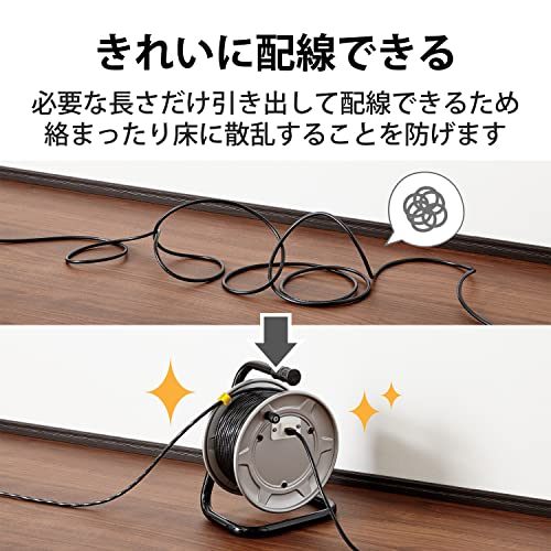 Cat6A LANケーブル ドラム巻き取り式 4