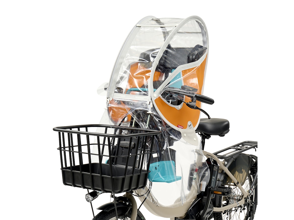 リトルキディーズ あと付け前乗せレインカバー グリーン 自転車 ハンドル引掛け deb81a10a231112910848a9a556142
