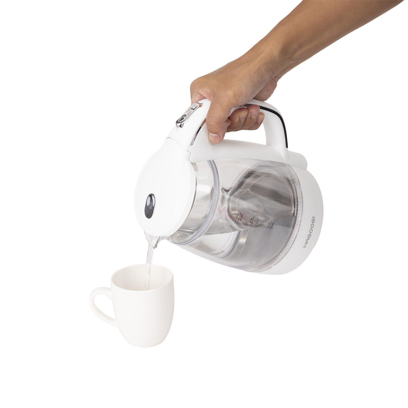 ガラス製電気ケトル 5