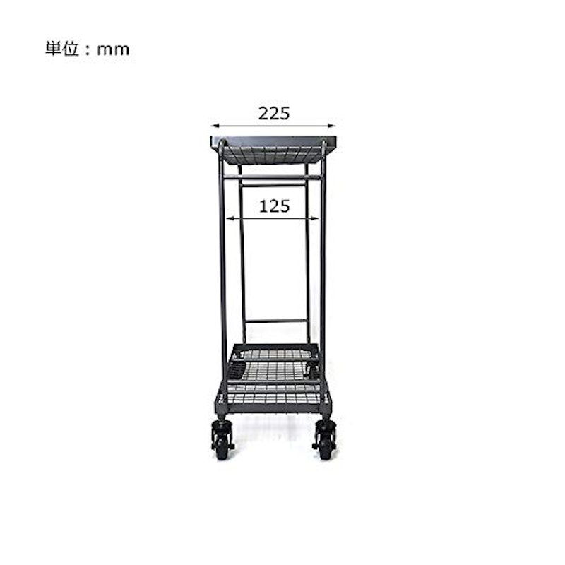 IRON WAGON with HEAVY DUTY BASKET LONG 6