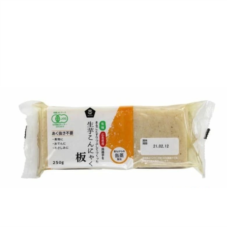 有機生芋板こんにゃく・広島原料 1