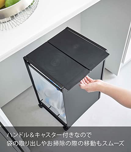 蓋付き目隠し分別ダストワゴン 4