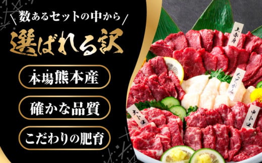国産馬刺し食べ比べセット5種 1