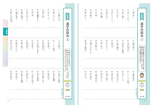 小学6年間の漢字 復習テスト 3
