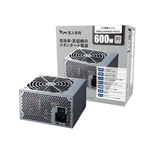 電源ユニット8個セット500,600,750,850W、900W.動作確認済み KRPW-GA850W/90+/WHITE | KRPW-GA850W/90+/WHITE | 玄人志向 80PLUS