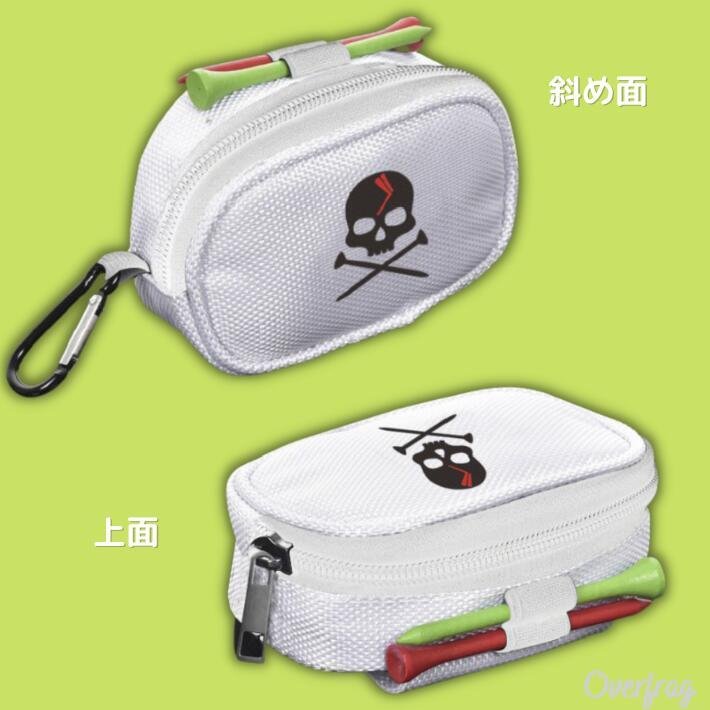 スカル ゴルフボールケース 4個用  5