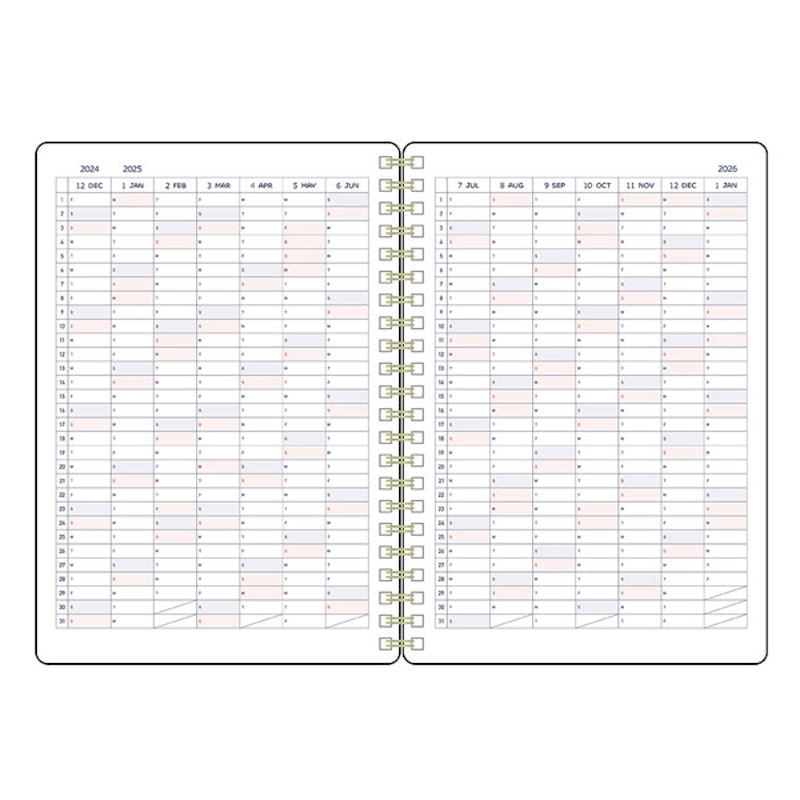 2025 eric×klaid Ring diary B6 8
