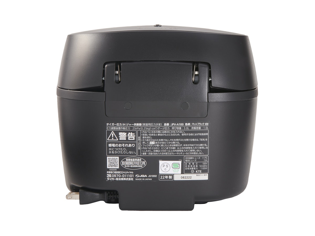 タイガー 圧力IHジャー炊飯器 JPV-A100をレビュー!クチコミ タイガー 圧力IHジャー炊飯器 JPV-A100をレビュー!クチコミ