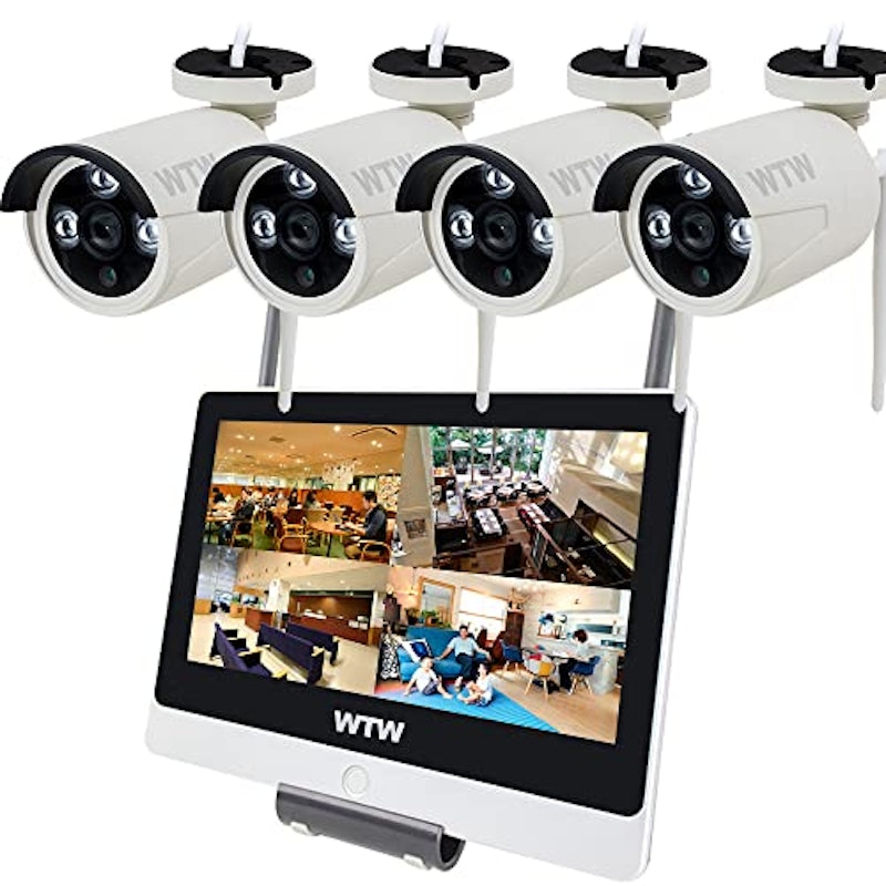 12インチディスプレイ 赤外線カメラ4台セット 1