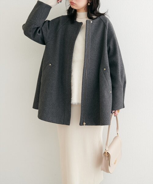 osono 2WAYノーカラーコート 12