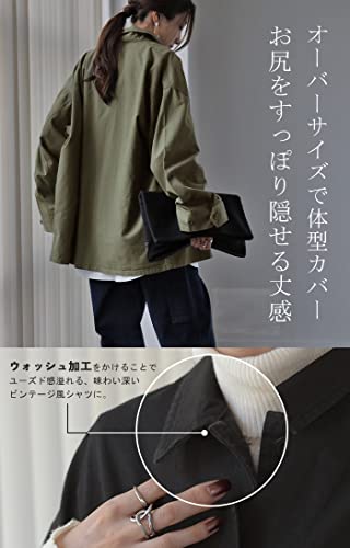 ワイド袖 ミリタリーシャツ 8