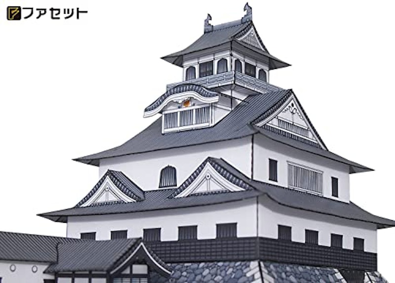 ペーパークラフト 日本の名城シリーズ1/300 長浜城 4