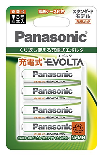 充電式エボルタ 単3形 4本パック(スタンダードモデル)  1