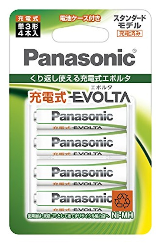 充電式エボルタ 単3形 4本パック(スタンダードモデル) 1