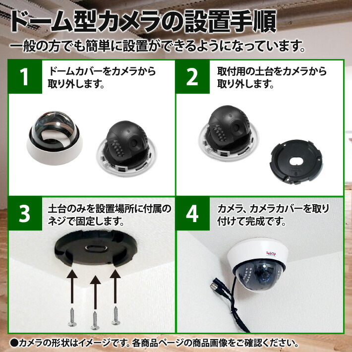 ドーム型ダミーカメラ 4