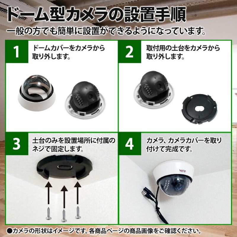 ドーム型ダミーカメラ 4