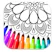 Coloring Games マンダラ着色ページ 1