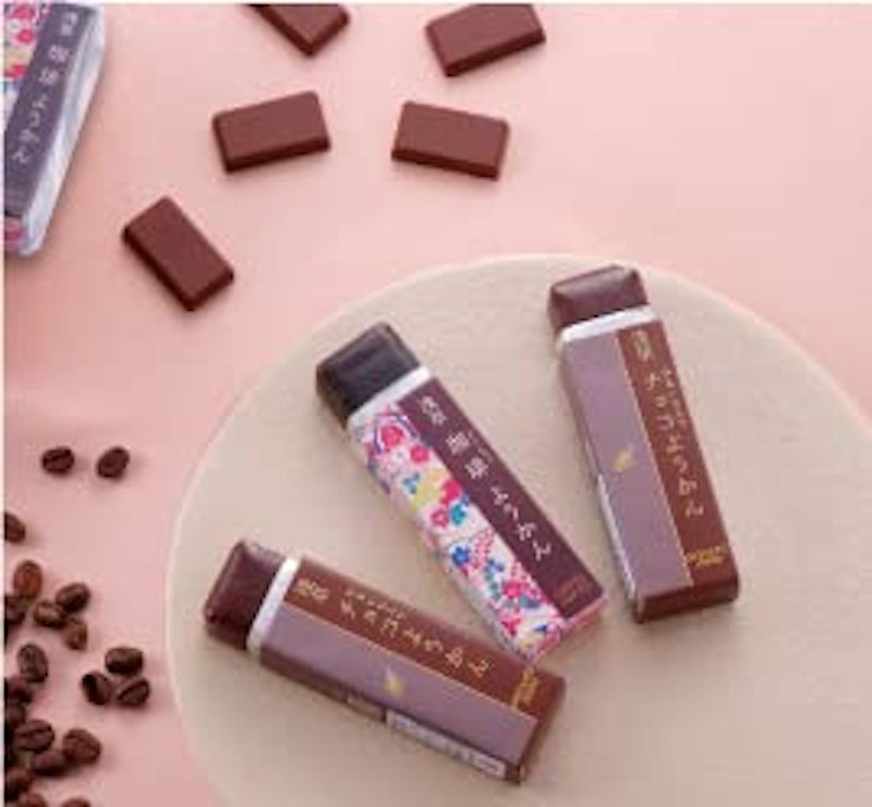 浅草むぎとろ チョコようかん10個 文庫箱紺 4