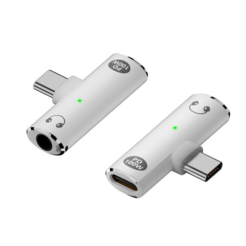 2in1 Type-C to 3.5mm イヤホン変換コネクター 1