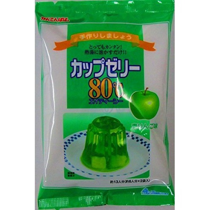 カップゼリー80℃ 青りんご味 1