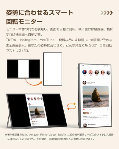 ワイヤレス モバイルモニター 5