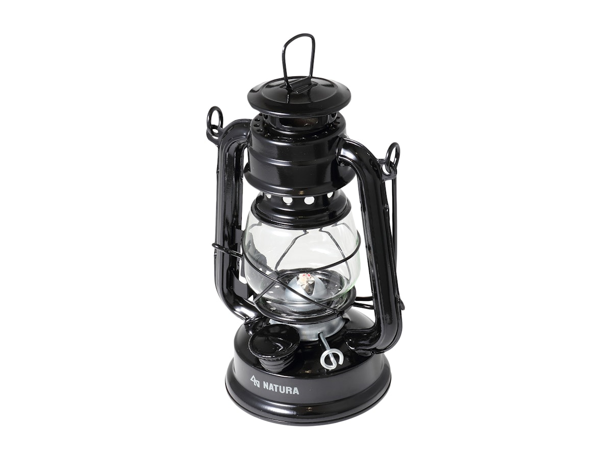 NATURA ブラック小型オイルランタン&マットブラックシェードを NATURA ブラック小型オイルランタン&マットブラックシェードを