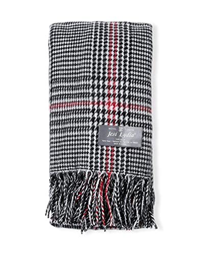 Brooks Brothers スコットランド製 チェック柄マフラー カシミヤ混 Brooks Brothers スコットランド製 チェック柄マフラー カシミヤ
