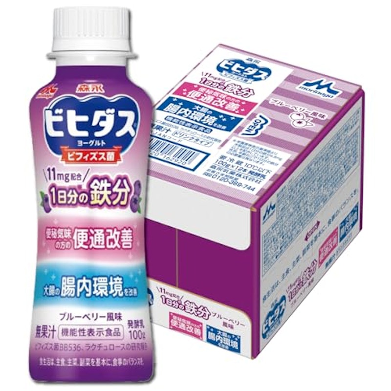 ヨーグルト 便通改善 1日分の鉄分 ドリンクタイプ 1