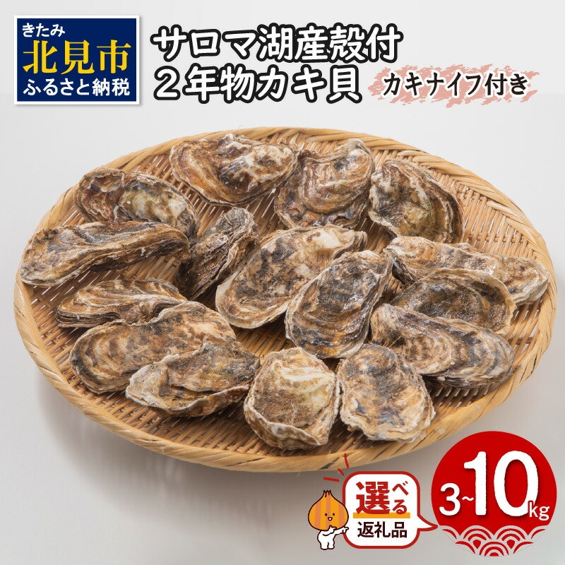 サロマ湖産 殻付2年物カキ貝 1