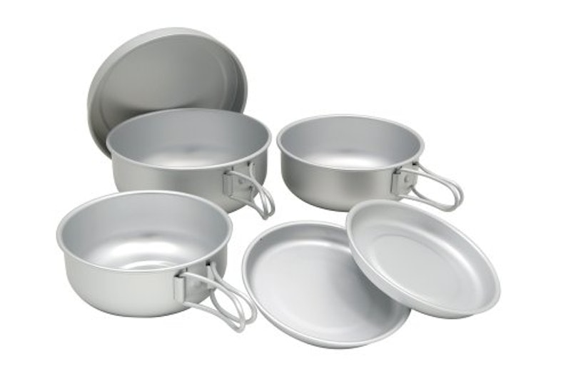 アルミ6点食器セット 1